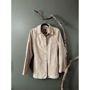 Vintage Genuine Leather Suede Jacket